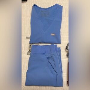 Figs - Ceil Blue Scrubs Set